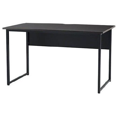 ワ−クデスクW1200本体BK天板ブラック