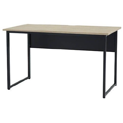 ワ−クデスクW1200本体BK天板フォレスト