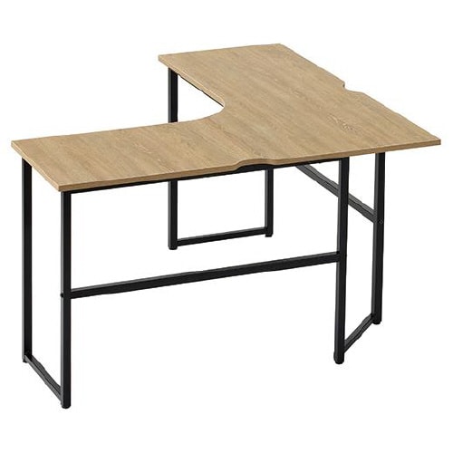 L型ワークデスク 天板フォレスト