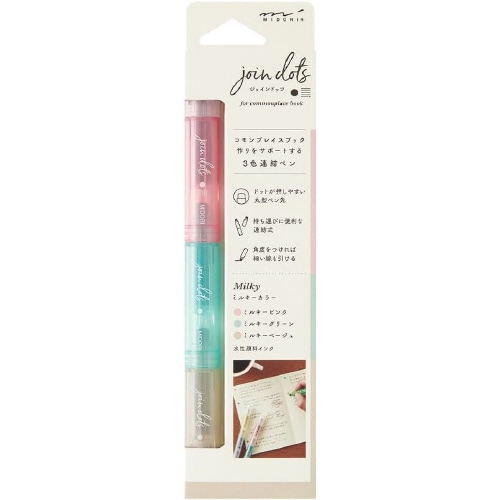連結ペンジョインドッツミルキー 1セット(3本入)