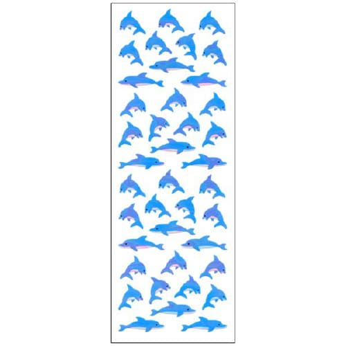 オーロラシール イルカ 1セット(10枚入)