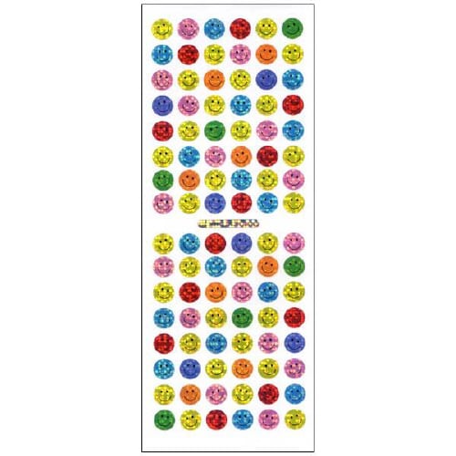 プリズムシールカラフルスマイル1セット(10枚入)