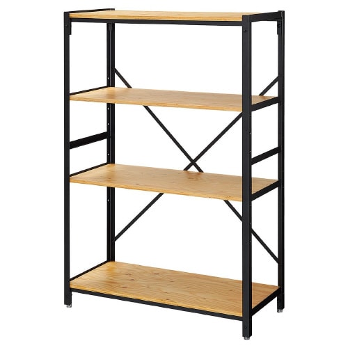 LアングルSラック4段 W90*H135cmラーチ