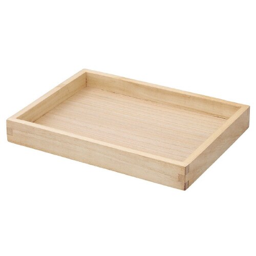 木製ボックス 桐材 ナチュラル H5cm