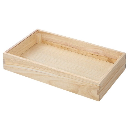 木製ボックス 桐材 ナチュラル W60×H10cm