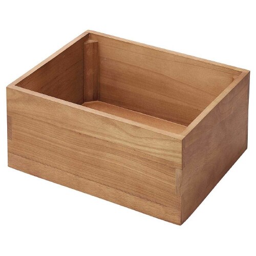 木製ボックス 桐材 ブラウン W45×H20cm