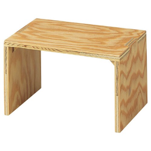 木製コの字ディスプレイ ラーチ合板 幅20cm