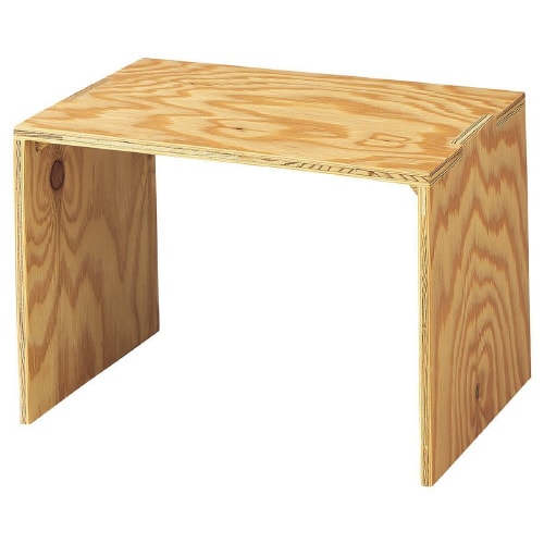 木製コの字ディスプレイ ラーチ合板 幅30cm