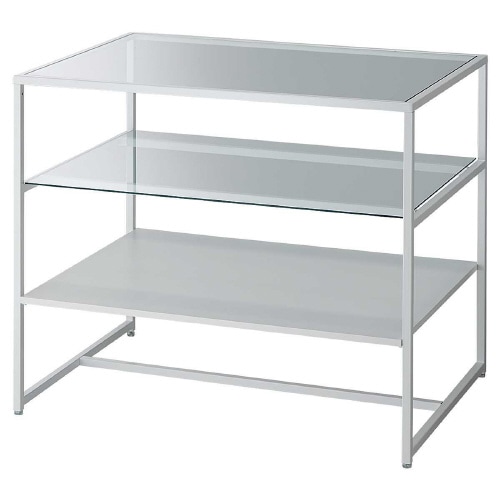 3段テーブル ホワイト脚 ホワイト