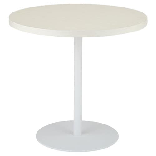 Rカフェテーブル白脚 直径80*H70 ホワイトW