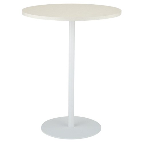 Rカフェテーブル白脚 直径80*H95 ホワイトW