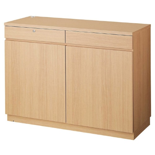 木製バックカウンター D50cm エクリュ