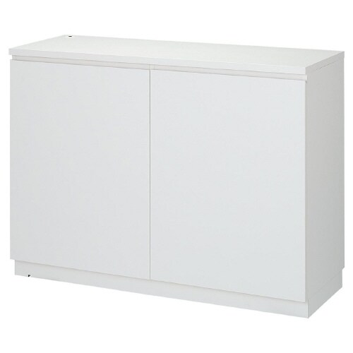 木製バックカウンター D45cm ホワイト