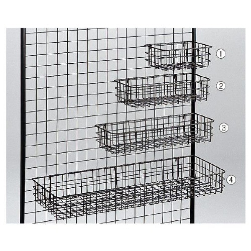 ネット用網カゴ ブラック W42cm