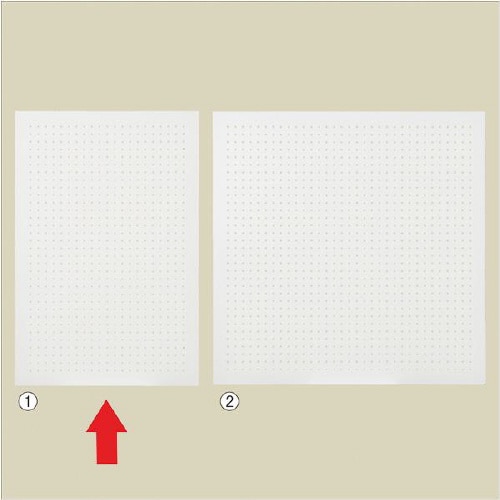 有孔パネル スリット取付 ホワイト W60×H90