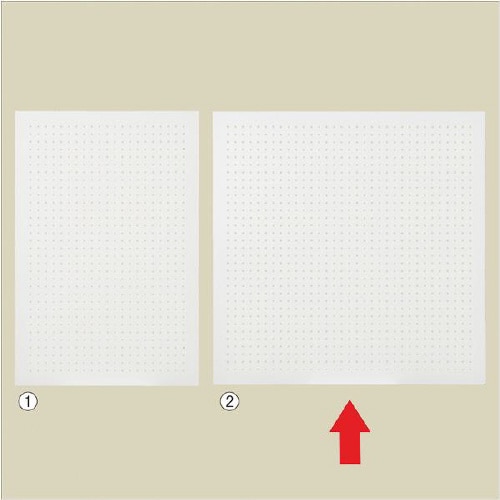 有孔パネル スリット取付 ホワイト W90×H90