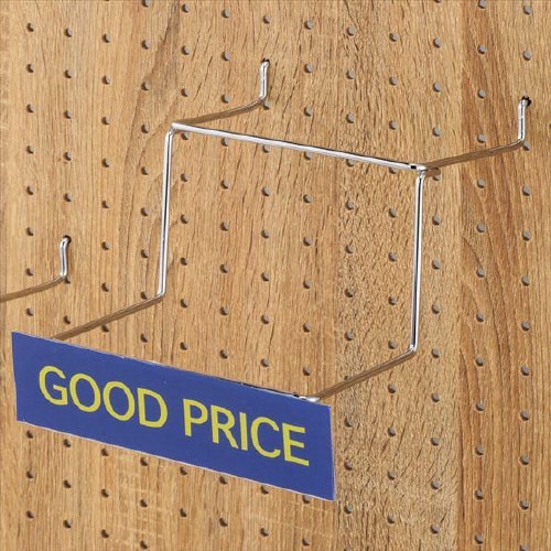 有孔パネル用シューズフック(直径4mm)2段