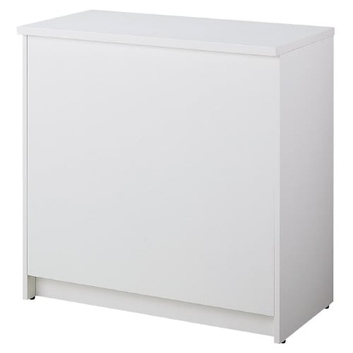 木製カウンター W90cm ホワイト