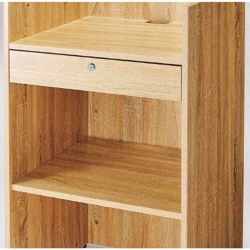 レジ台用中間棚 ラスティック柄