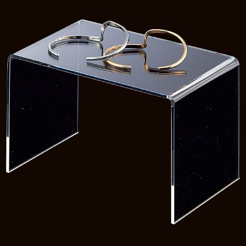 アクリル透明コの字ラック 幅15cm 2個入×2