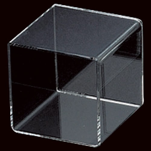 透明アクリル5面ボックス 15cm角 2個入