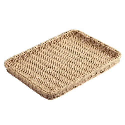 PP製バスケット ナチュラル 高さ3cm 2個入