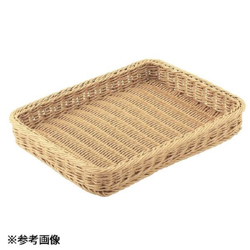 PP製バスケット ナチュラル 高さ5cm 2個入