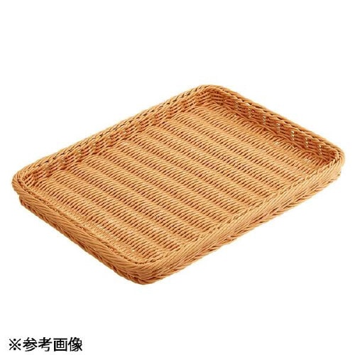 PP製バスケット ブラウン 高さ3cm 2個入