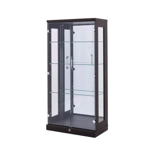 ショーケース オリーブ 幅64cm ブラウン