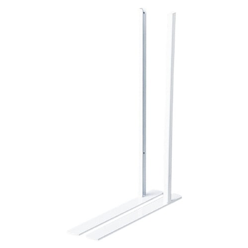 卓上ネットディスプレイ脚(左右) 片面用 白