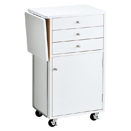 木製作業台 錠無し ホワイト