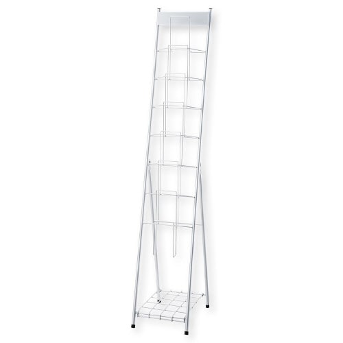 スマートカタログスタンドA4 7段1列7段シルバー