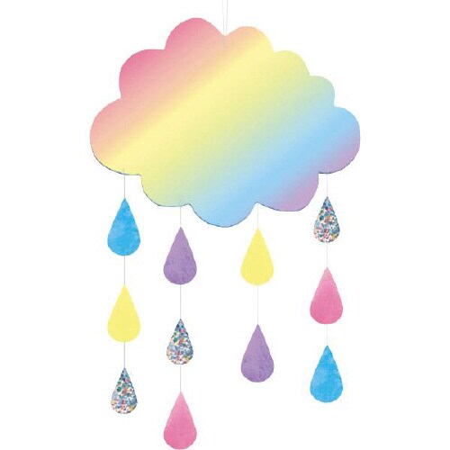 にじ色ドロップオーナメント