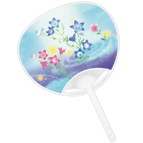 うちわ 桔梗 100本入