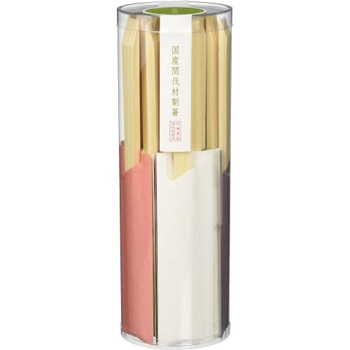純日本風 透明ケース入り割箸 25膳入 2セット
