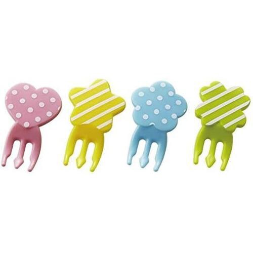 フォークピック ドット&ボーダー 8本入 4セット
