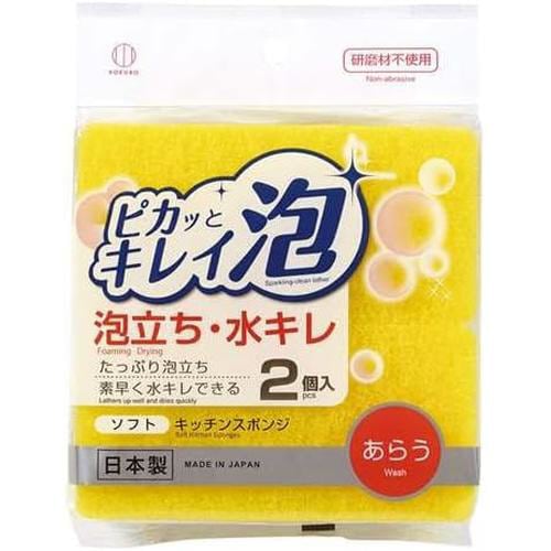 ピカッとキレイ泡キッチンスポンジ2個入8セット
