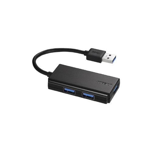 USB3.0 バスパワー 3ポート ハブ ブラック