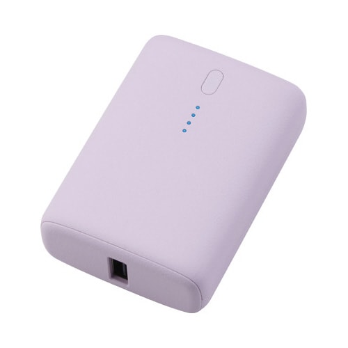 モバイルバッテリー10000mAhC1A1紫