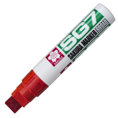 マーカーSG7極太(ネオパック)あか×5