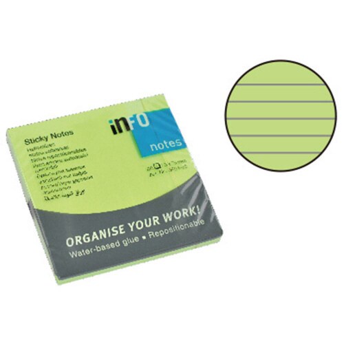 ブリリアントノート75×75mmブリリアントグリン