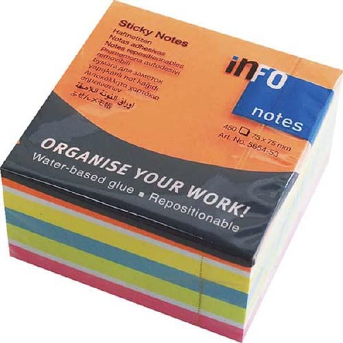 infonotesカラーミックスキューブ6色×12