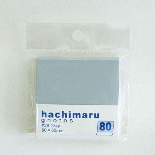 gnotes80 hachimaru グレー×12