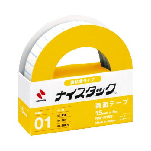 ナイスタック弱粘着タイプ幅15mm×長さ5mx10