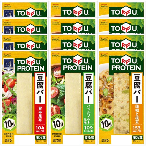 【冷蔵】アサヒコ 豆腐バー 3種全12本セット