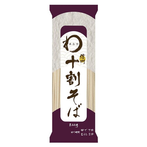 日本アクセス みわび 信州十割そば 200g20個
