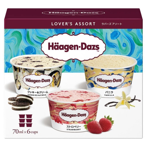 【冷凍】 ラバーズ アソート420ml×3個