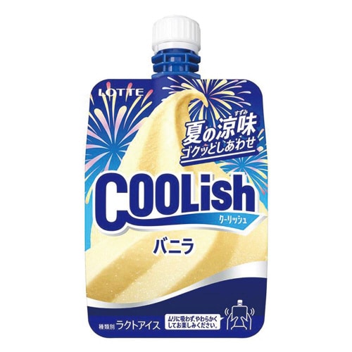 【冷凍】ロッテ クーリッシュバニラ140ml×6個