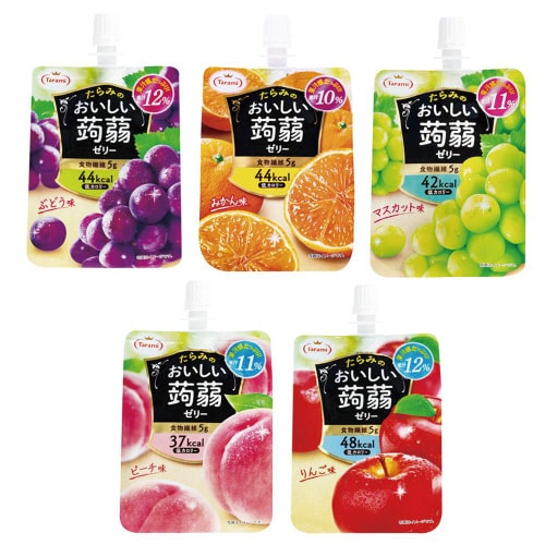 たらみ おいしい蒟蒻ゼリー 150g 5種X6個