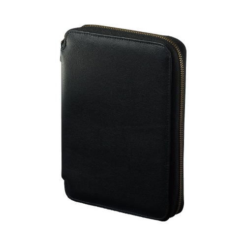 スタンドブックペンケース ジェットブラック